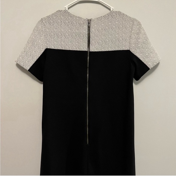 classiques entier black&gray colorblock dress with exposed back zipper - Picture 13 of 17